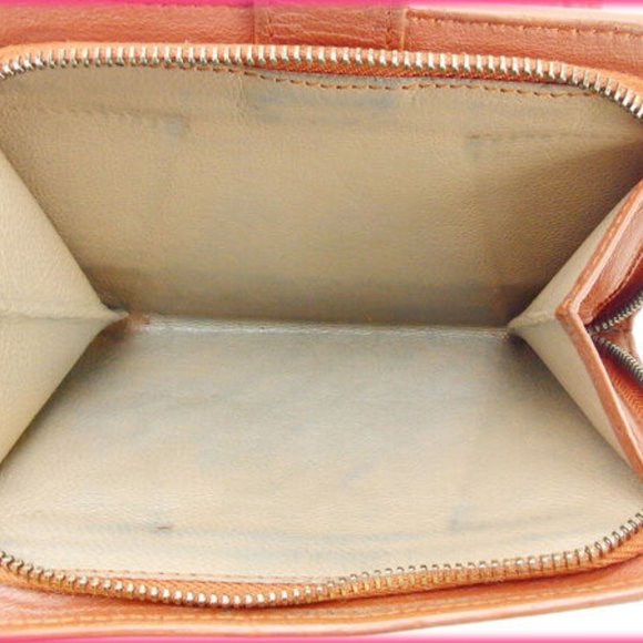 Bottega Veneta Wallet Purse Intrecciato Brown Woman Authentic Used - Picture 4 of 5